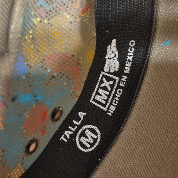 Hand Painted Mexican Artisanal Staw Fedora Hat - Picture 5 of 8